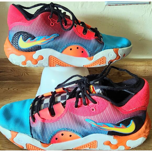 Nike PG 6 x Hot Wheels DH8446-400 Men\'s Size 11 Shoes Blue/Orange/Red 2022 main image 16